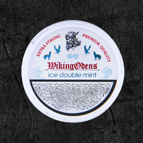 Жевательный табак Wiking Oden's - Ice Double Mint 10 гр